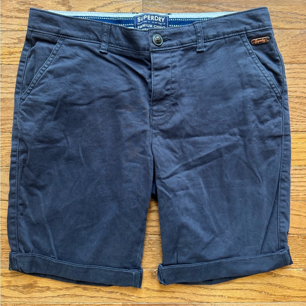 Superdry Premium Chino Women’s 5” Navy Shorts